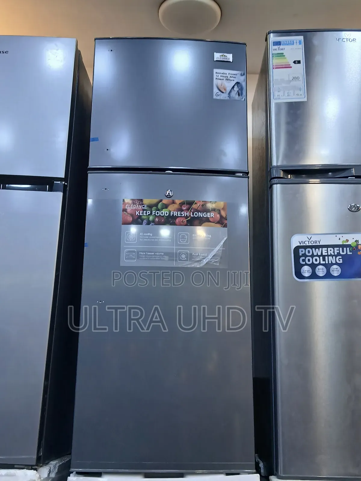 Elegance Refrigerator,202l Model Labeled "Elegance," Featuring