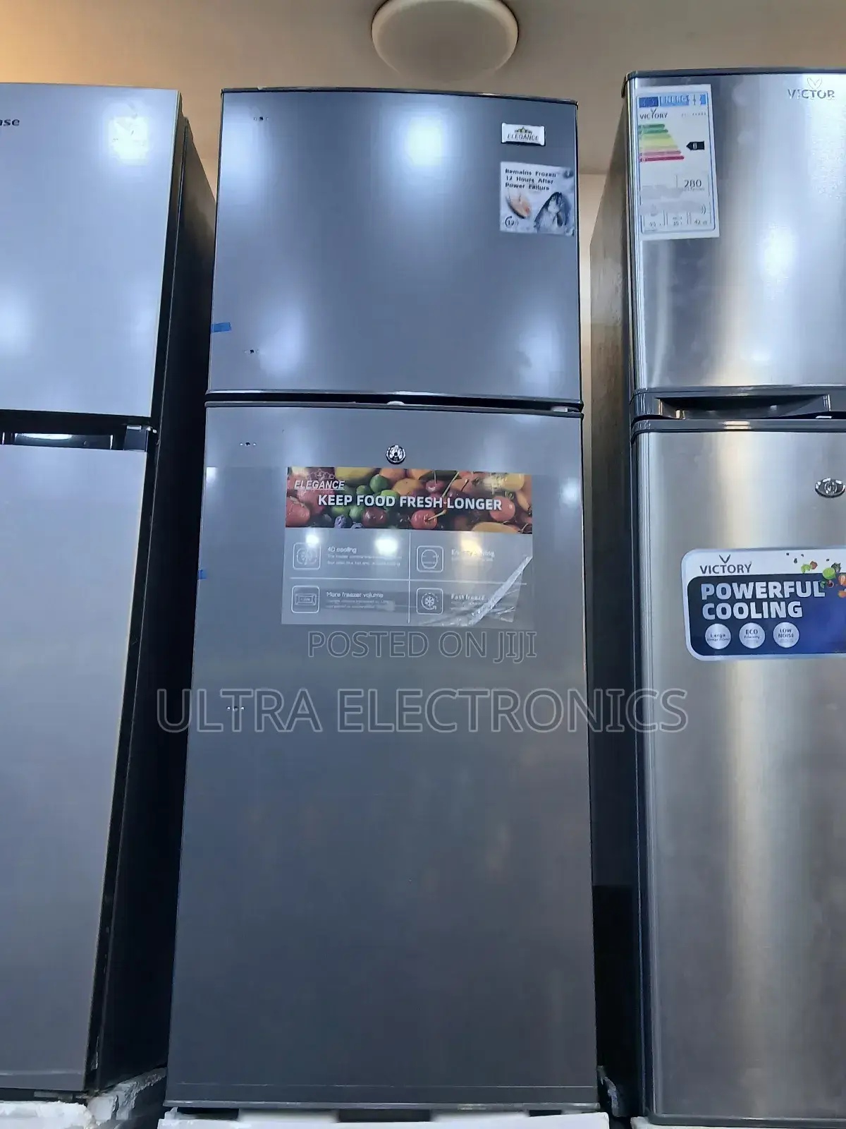 Elegance Refrigerator,202l Model Labeled "Elegance," Featuring