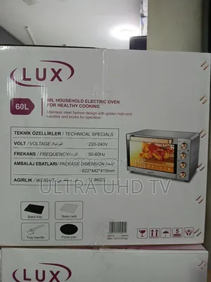 Lux Model Db-835 Electric Oven Featuring a Stainless Steel Design