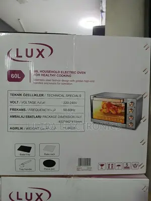 Lux Model Db-835 Electric Oven Featuring a Stainless Steel Design