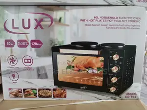 Lux Oven 60l Household Electric Oven With Hot Plates (Model Db-835).