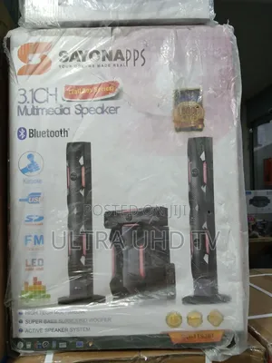 Sayona Speaker SHT-1192bt 3.1 Channel Multimedia Speaker System.