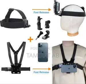 Mobile Phone Chest Head Strap Mount Kit - Action Cameras Smartphones