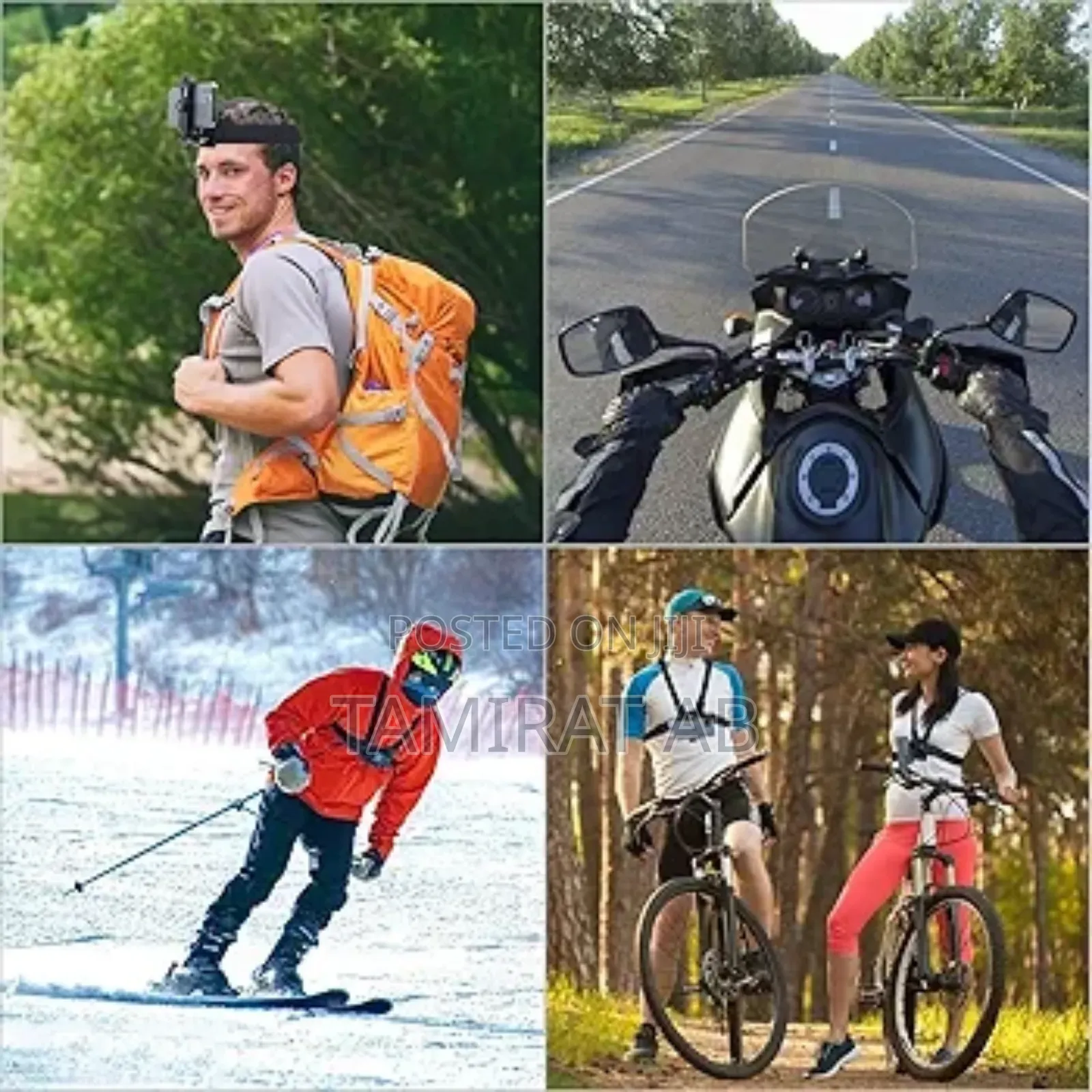 Mobile Phone Chest Head Strap Mount Kit - Action Cameras Smartphones