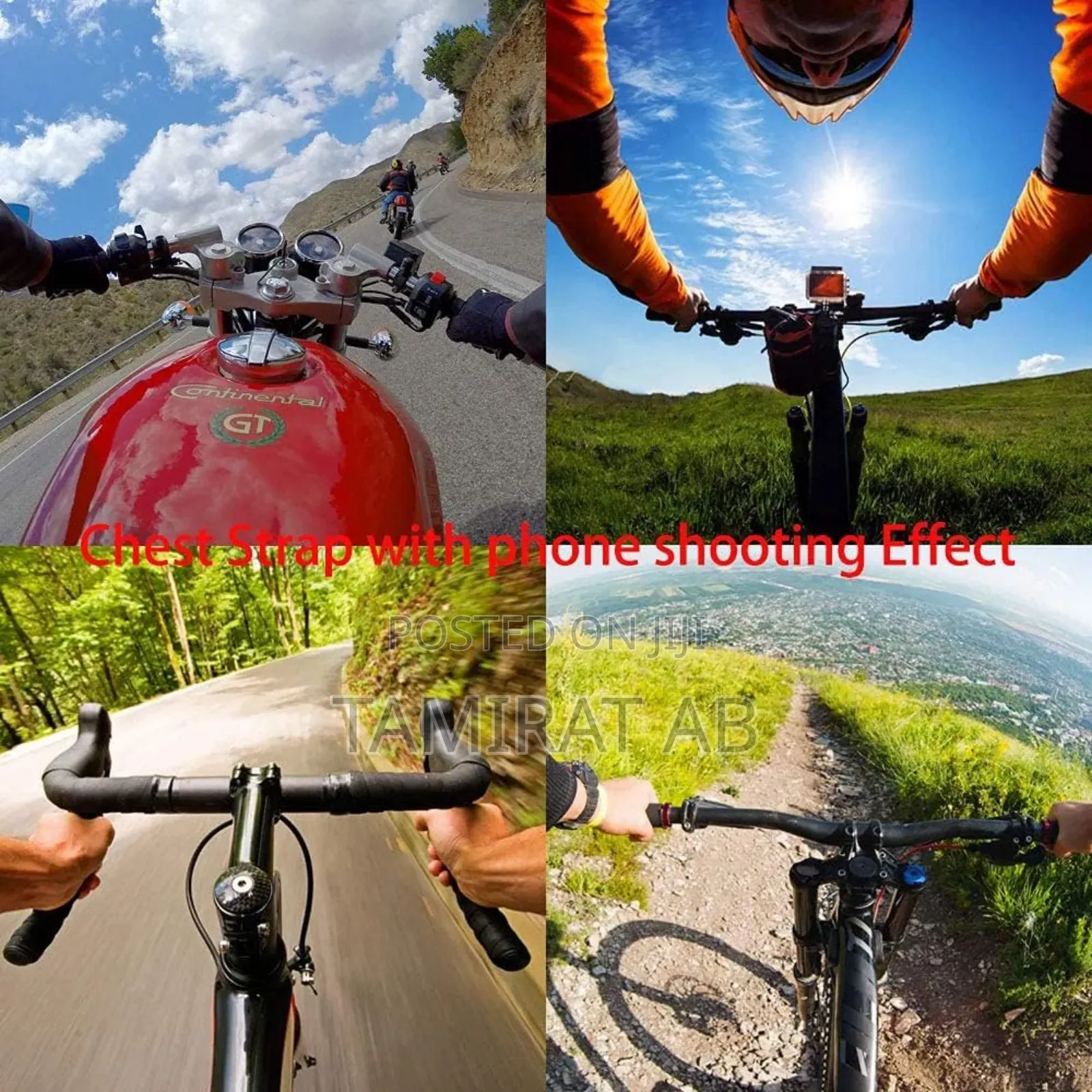 Mobile Phone Chest Head Strap Mount Kit - Action Cameras Smartphones
