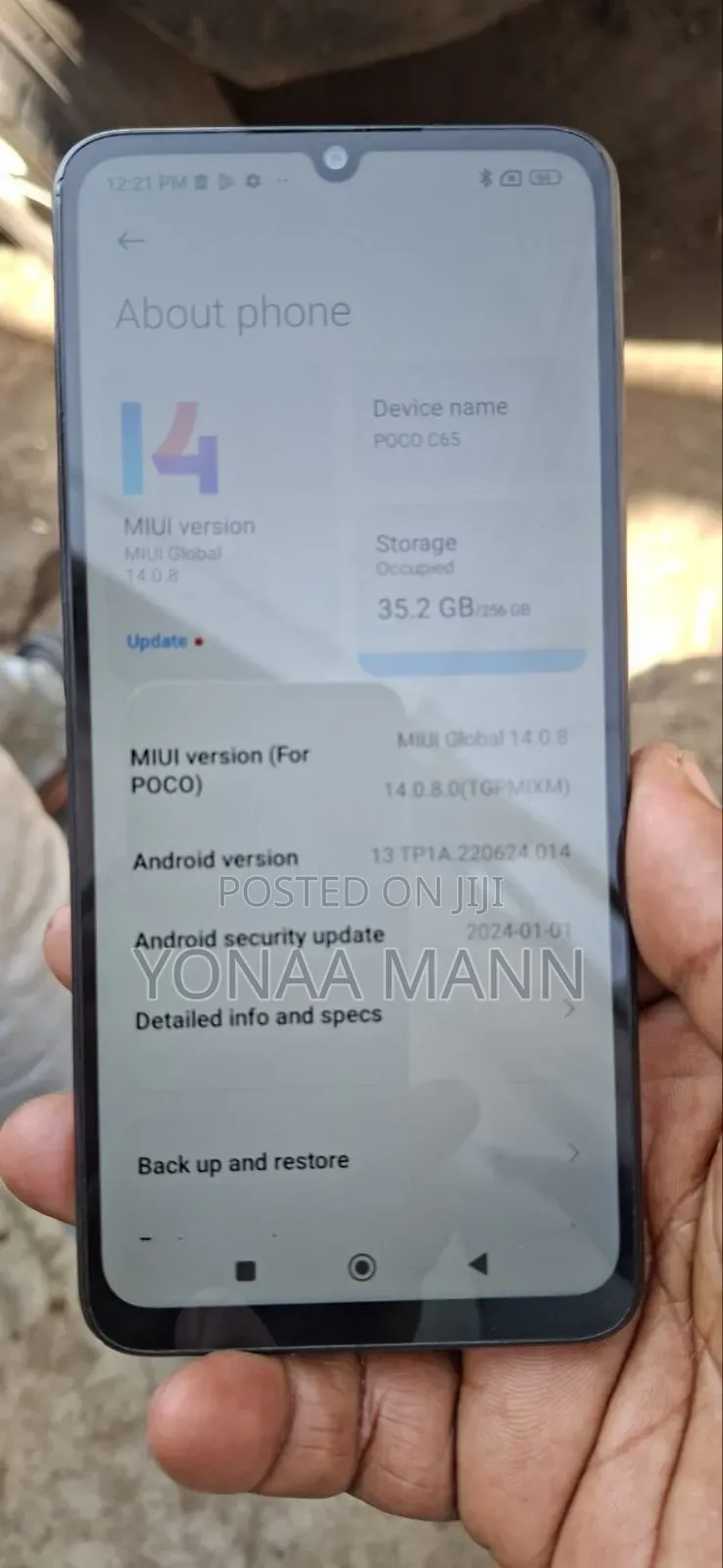 Xiaomi Poco C65 256 GB Black