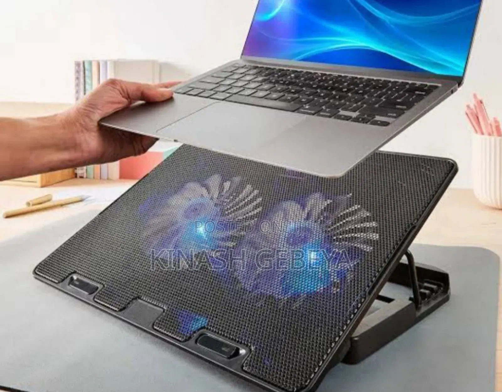Dual Fan Laptop Cooling Stand