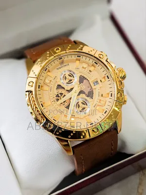 Naviforce Nf8055 Is a Men's Quartz Chronograph Watch Featuring a 47mm