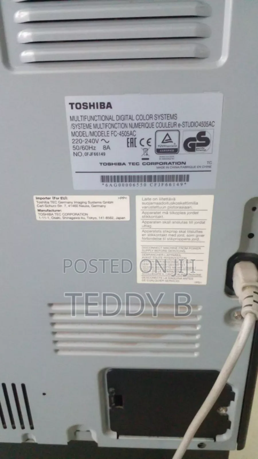 Toshiba E Studio 4505ac