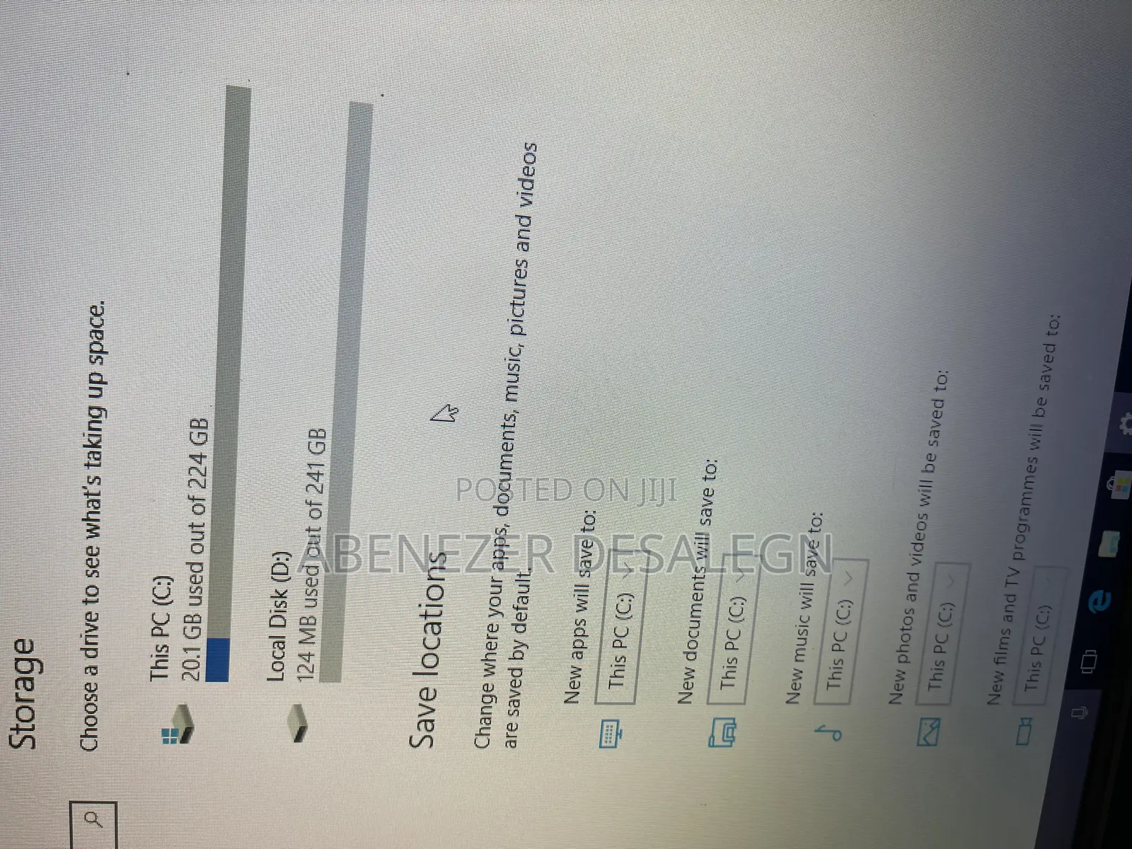 Desktop Computer Dell OptiPlex 3060 4GB Intel Core i3 SSD 512GB