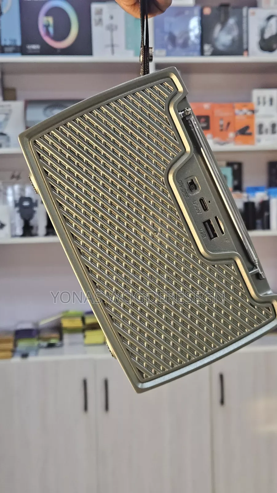 Boombest Portable Retro-Style Bluetooth Speaker Radio