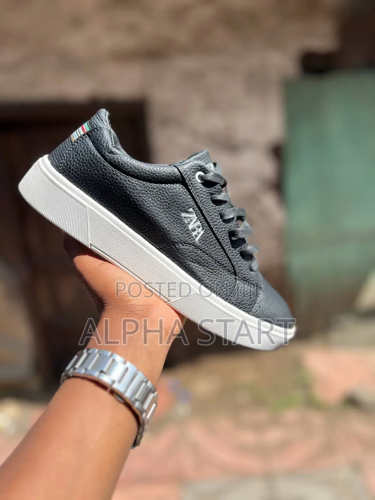 Zara Classic High Master Quality Lather Flat Shoes for Man's