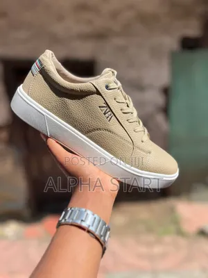 Zara Classic High Master Quality Lather Flat Shoes for Man's