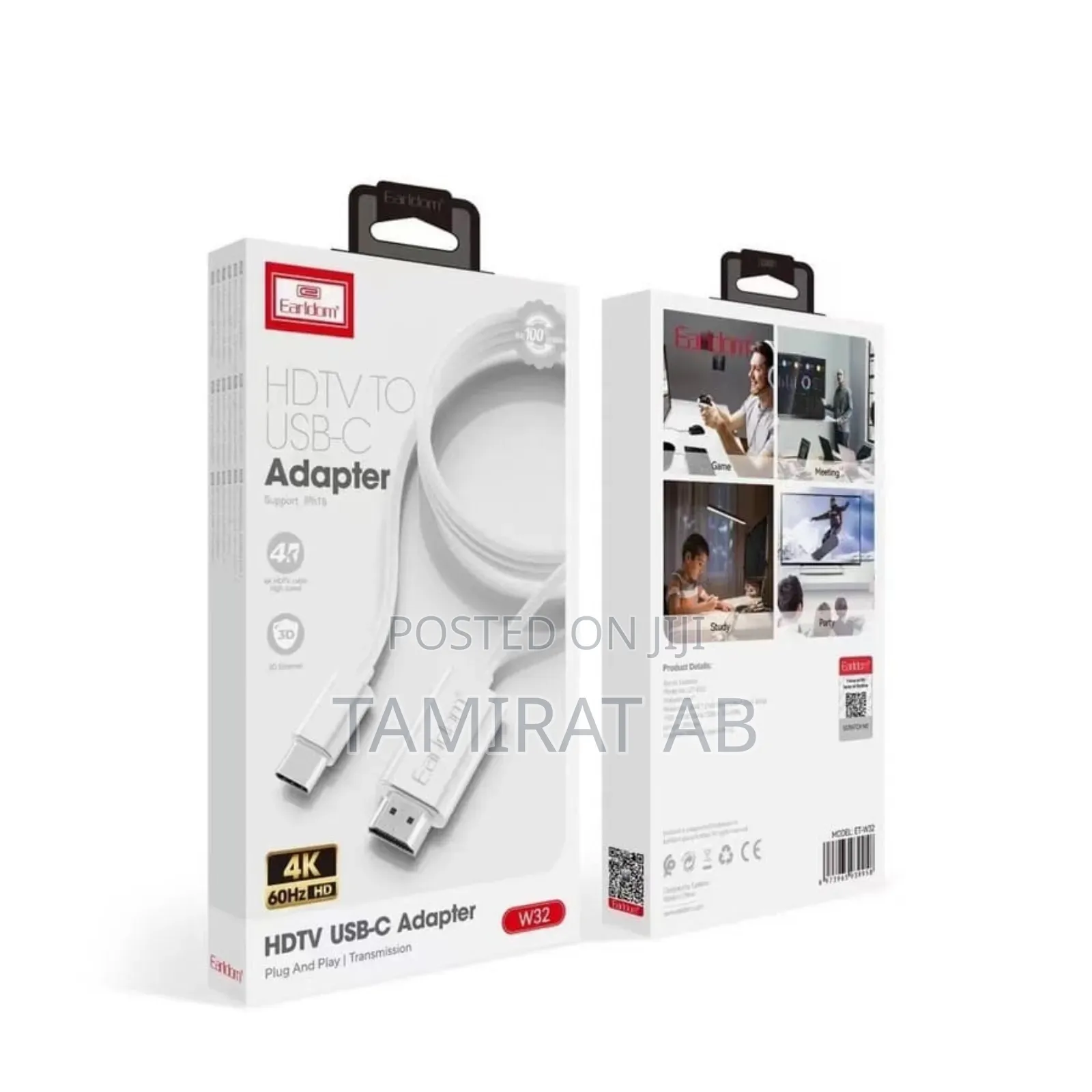 Earldom Et-W32 Type-C to Hdmi, 2meters, White