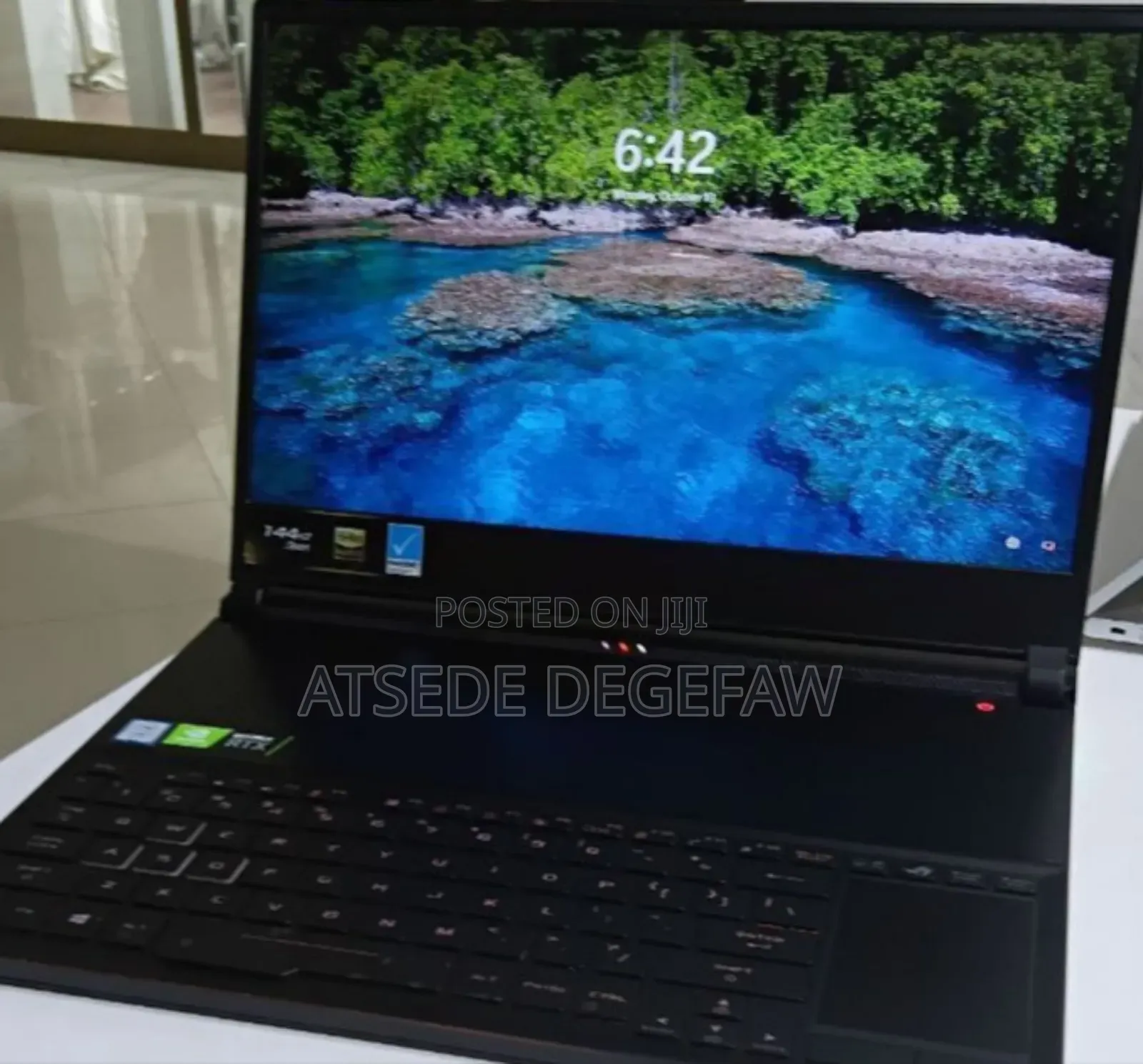 New Laptop Asus ROG Zephyrus G15 24GB Intel Core i7 SSD 2T