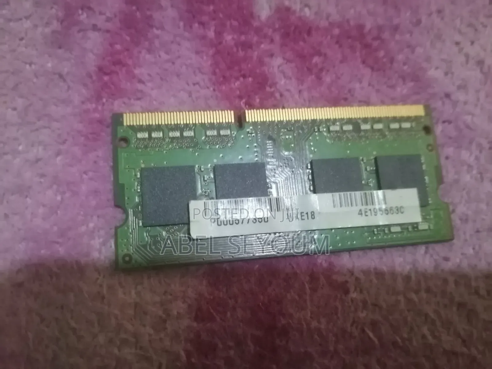 Lapthop Ram 4gb Ddr3