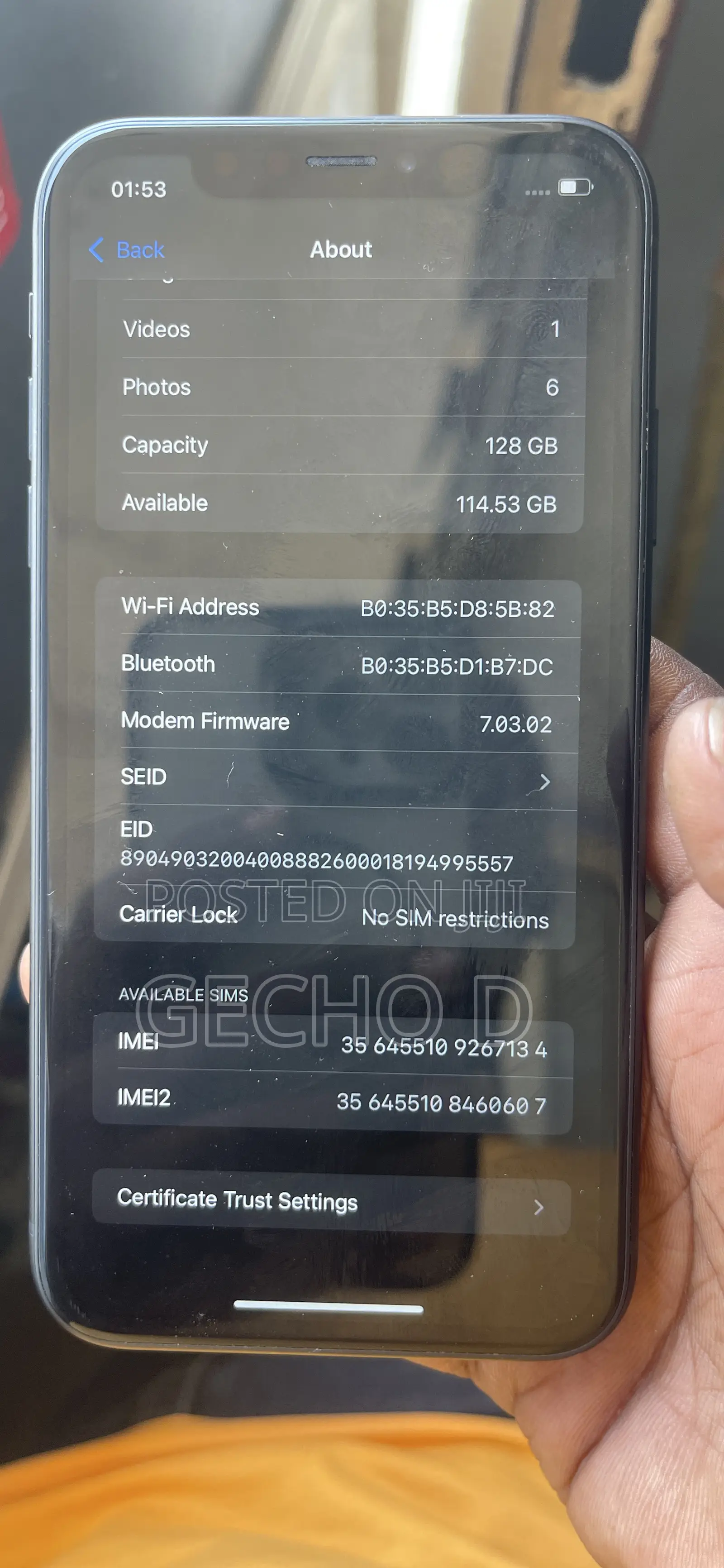 Apple iPhone XR 128 GB Black