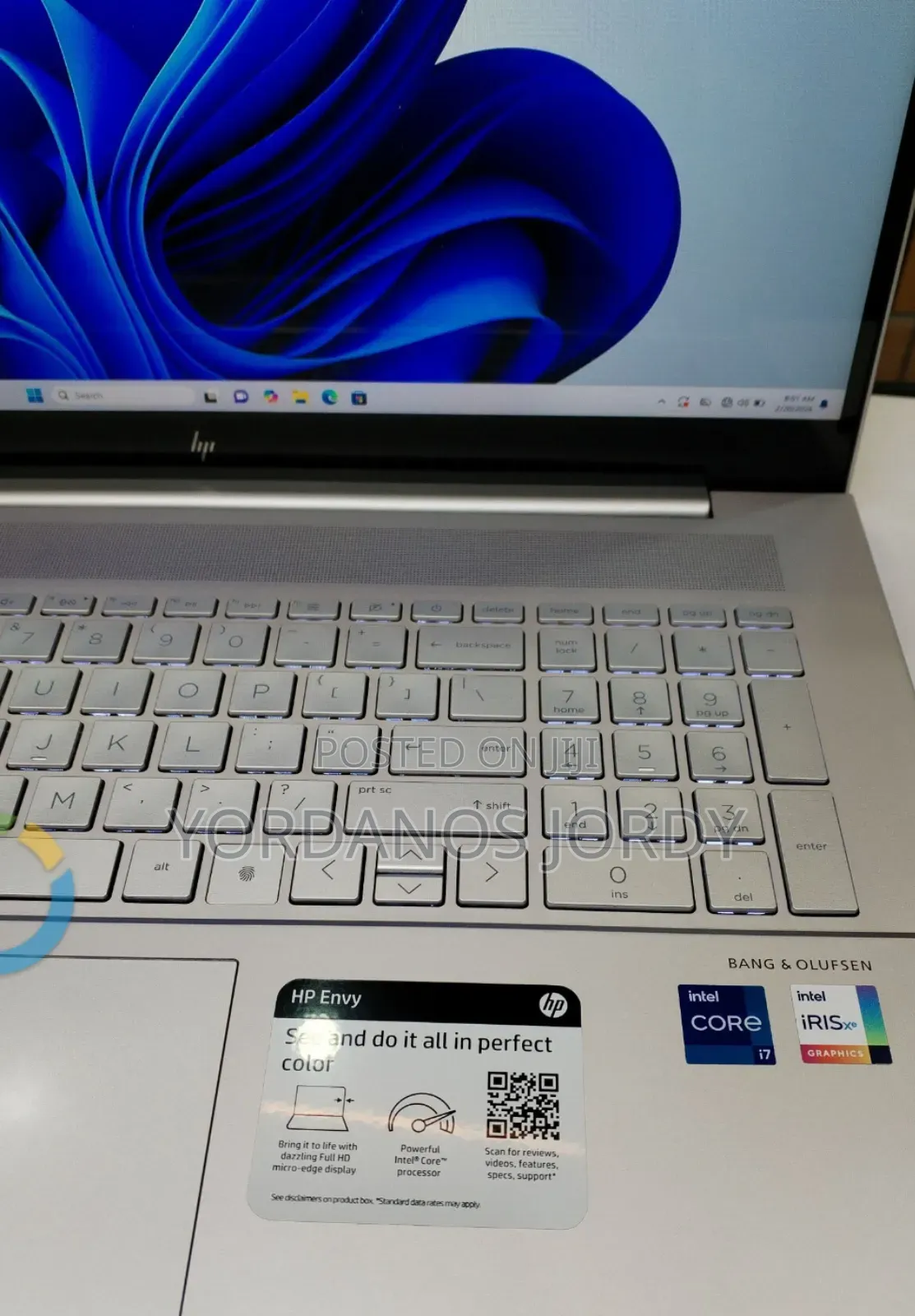 New Laptop HP Envy 17 16GB Intel Core i7 SSD 512GB