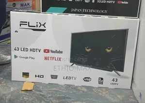 Flix 43” Smart Android Tv – New Arrival | Double Glass | Stylish