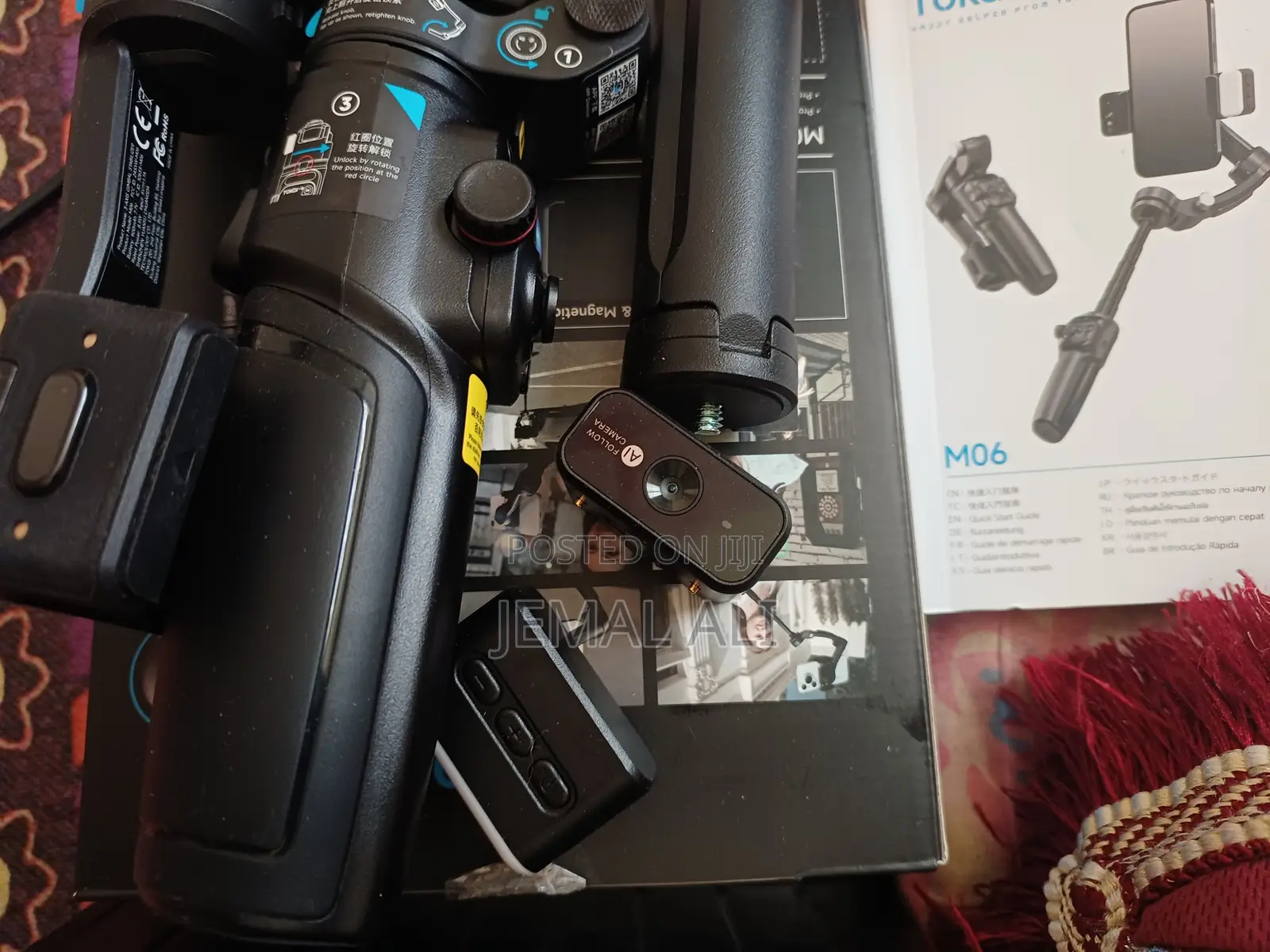 Tokqi M06 3-Axis Gimbal With Ai Tracking Wireless Mic