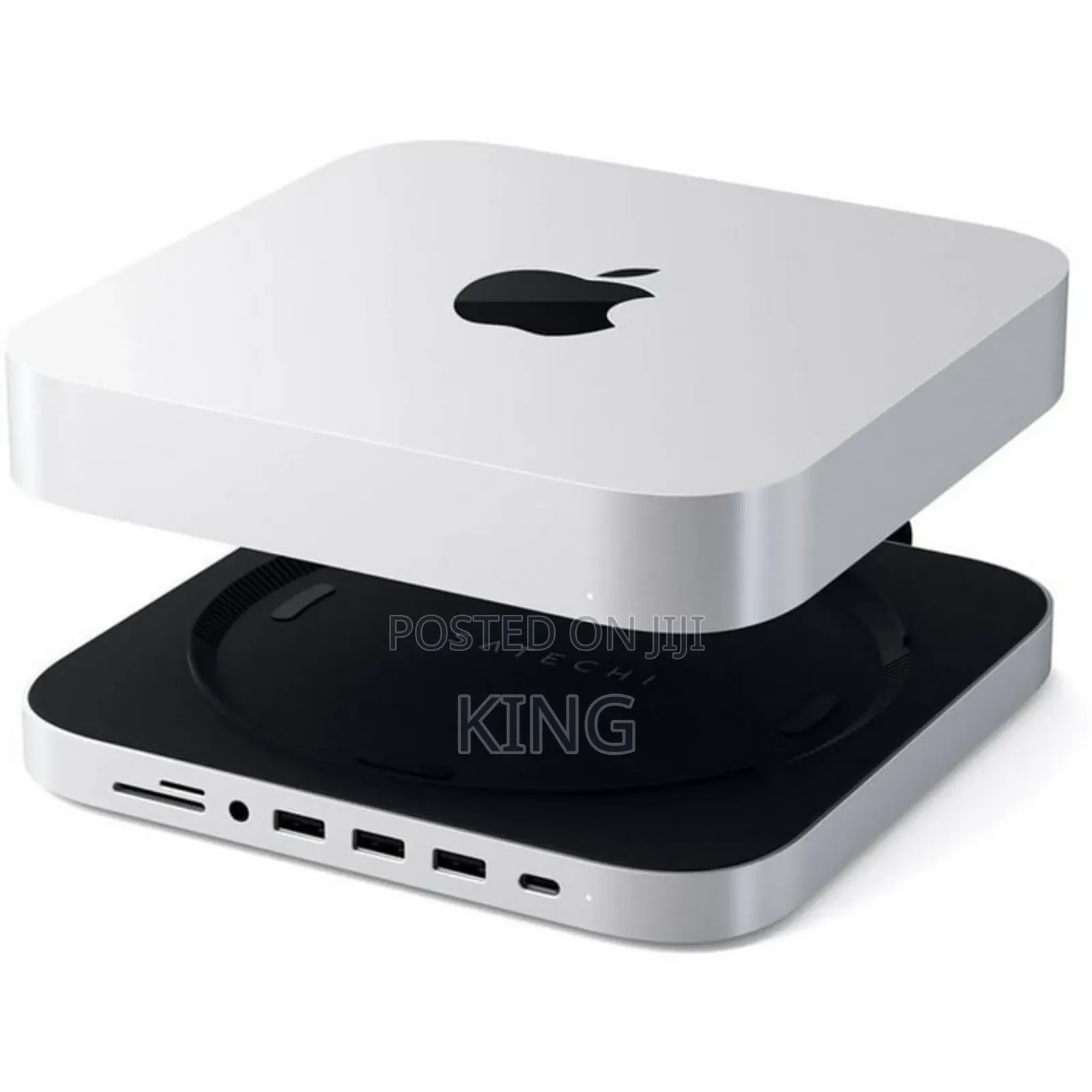 Satechi Aluminum Usb-C Stand Hub (For Mac Mini) — Silver