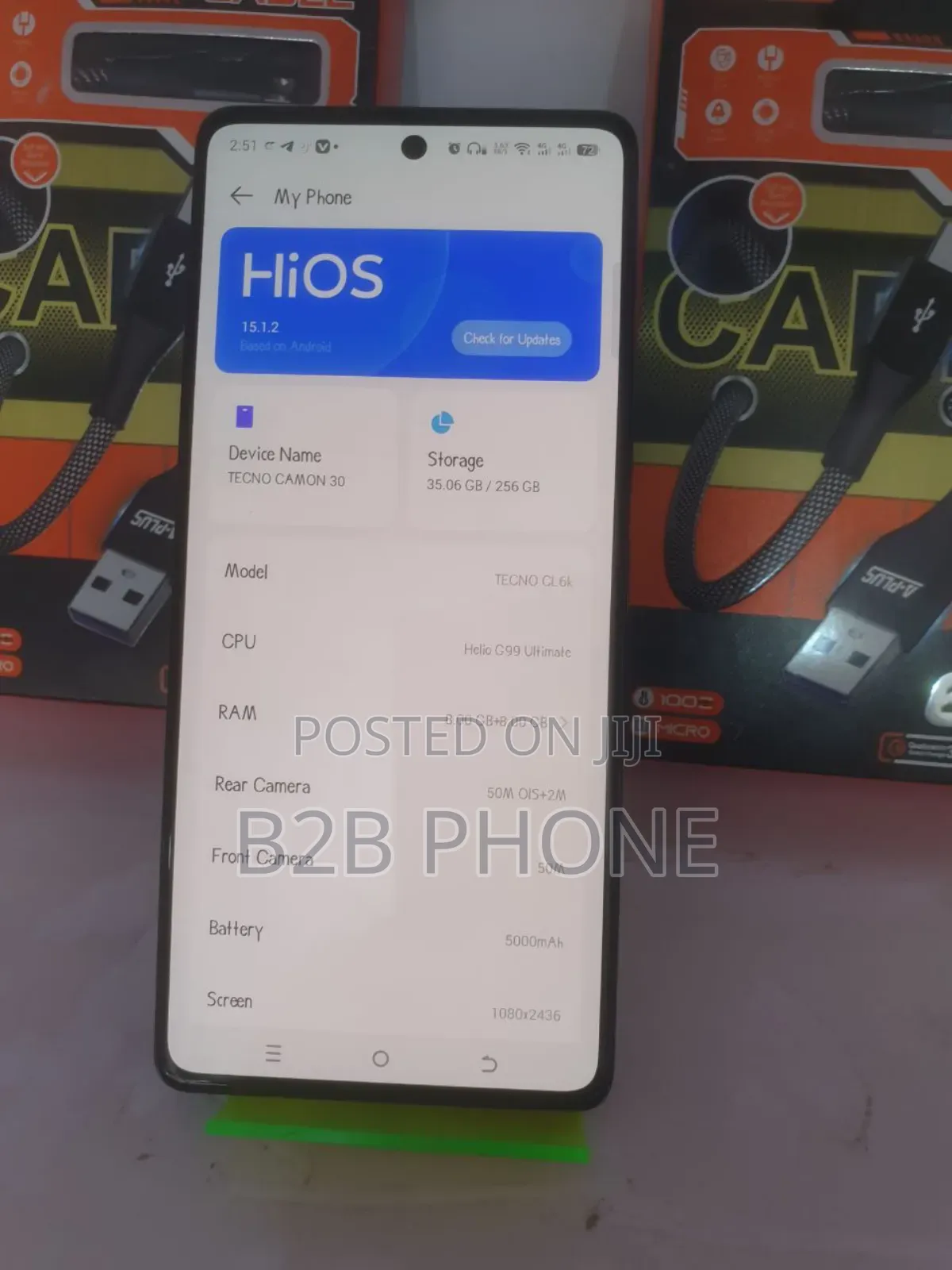 New Tecno Camon 30 256 GB Black