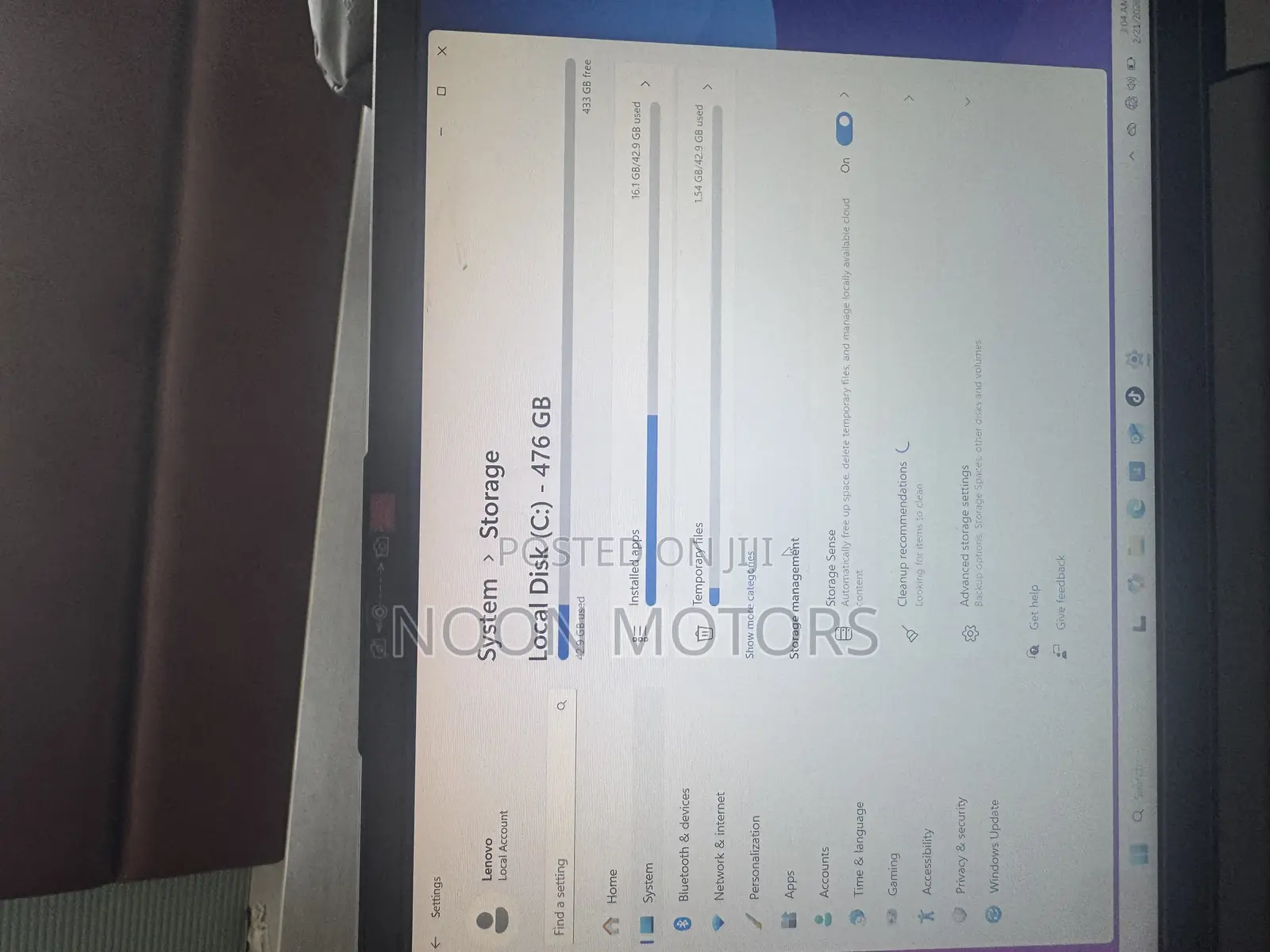 New Laptop Lenovo Ideapad 3 16GB Intel Core i7 SSD 512GB