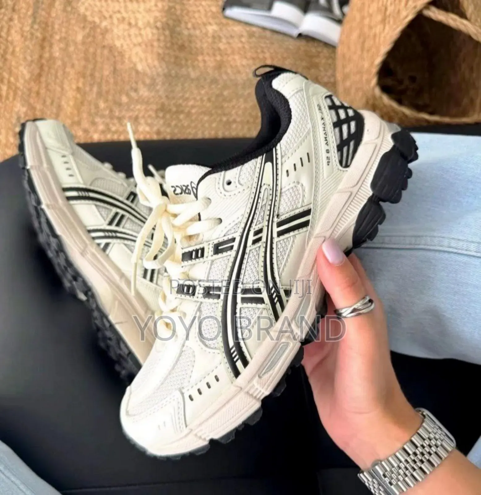 Asics Gel -Kahana 8 Sp White/Black Fashion Sneaker