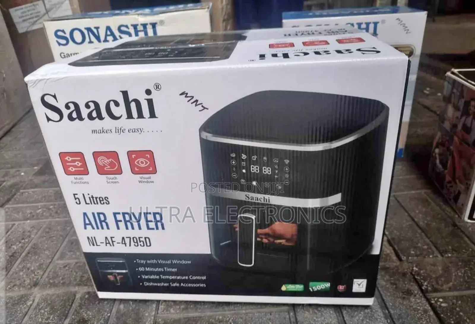Saachi 5-Litres Air Fryer (Model: Nl-Af-4795d).