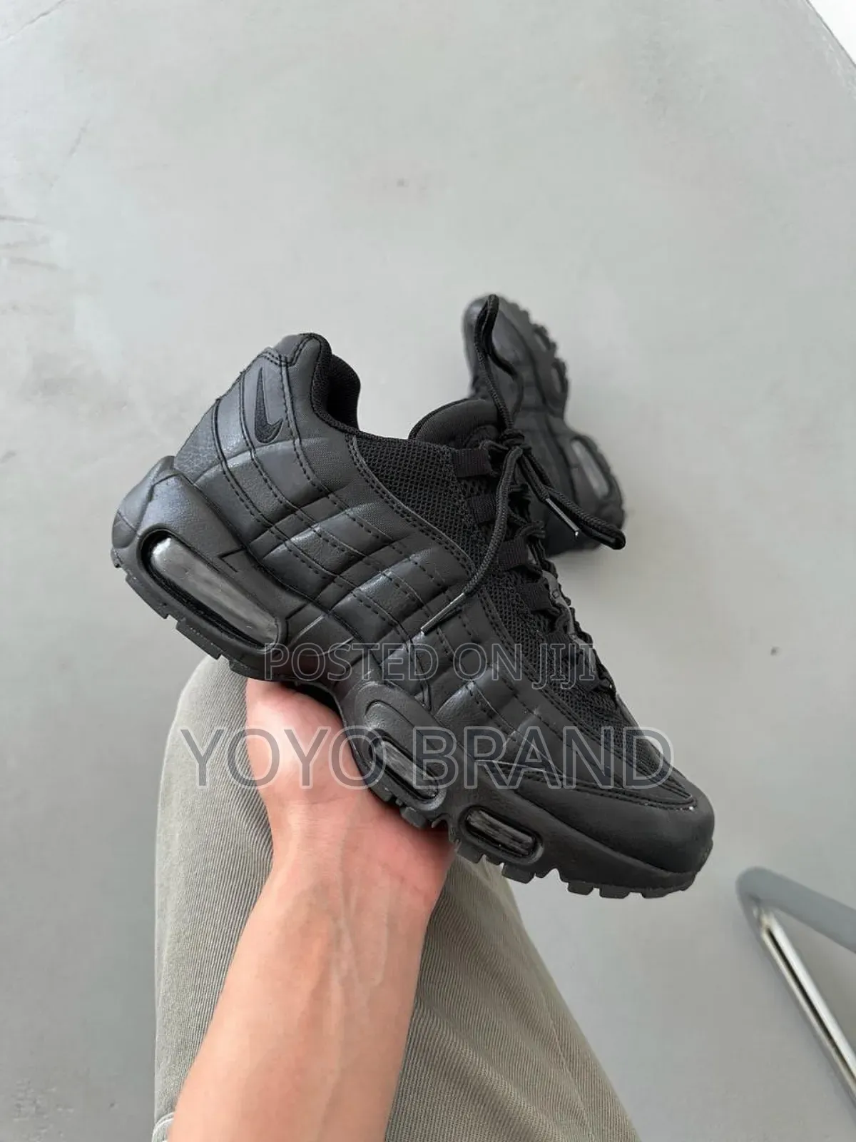 Nike Air Max 95 ’’Triple Black’’Unisex Fashion Sneaker