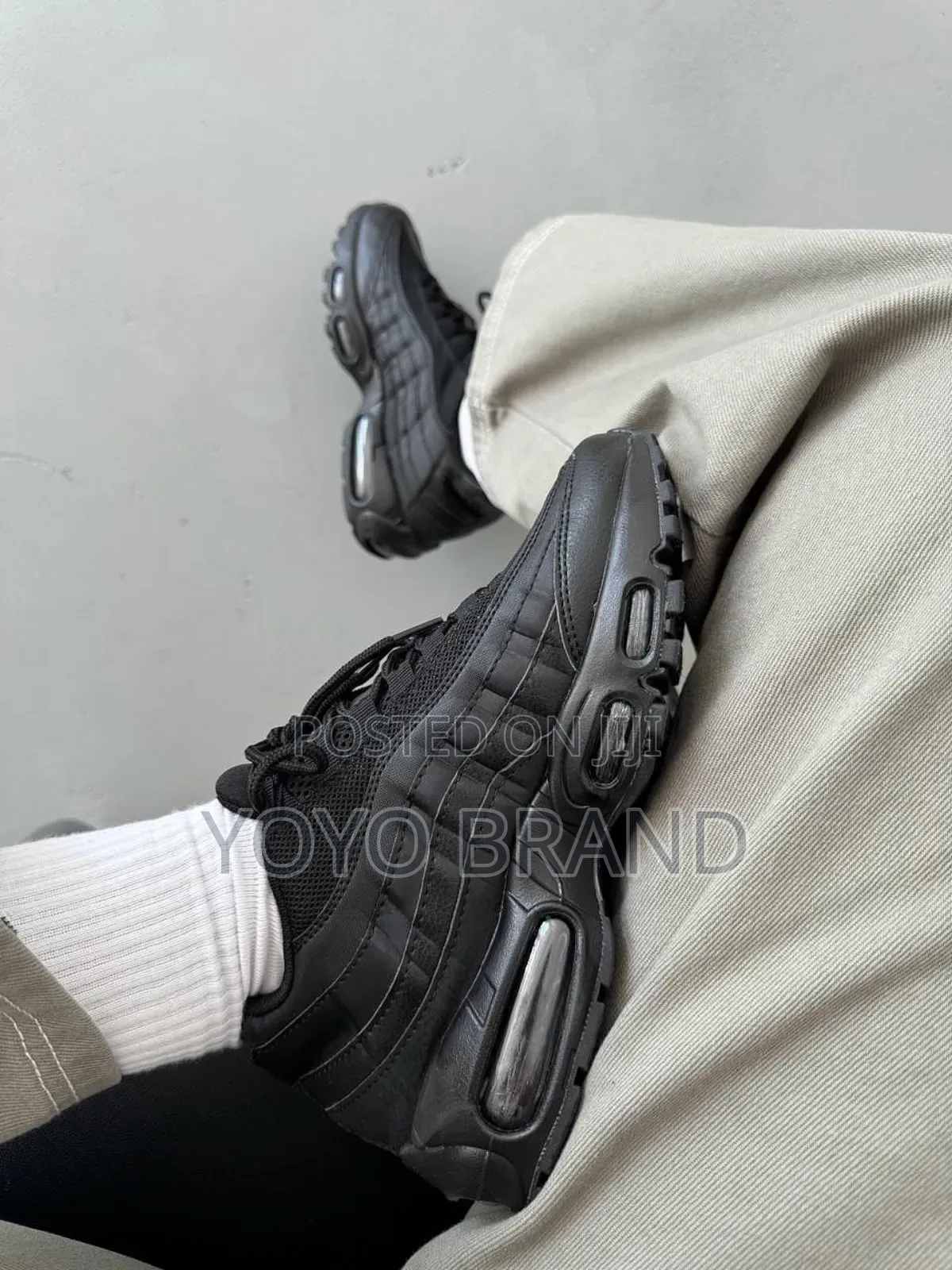 Nike Air Max 95 ’’Triple Black’’Unisex Fashion Sneaker