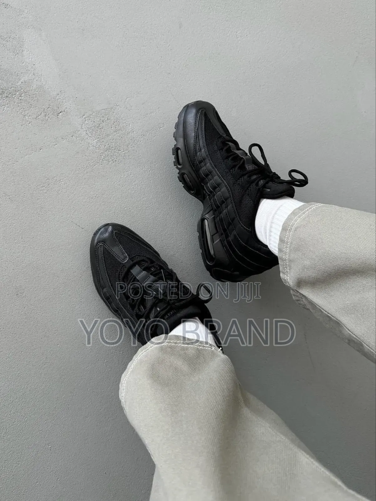Nike Air Max 95 ’’Triple Black’’Unisex Fashion Sneaker