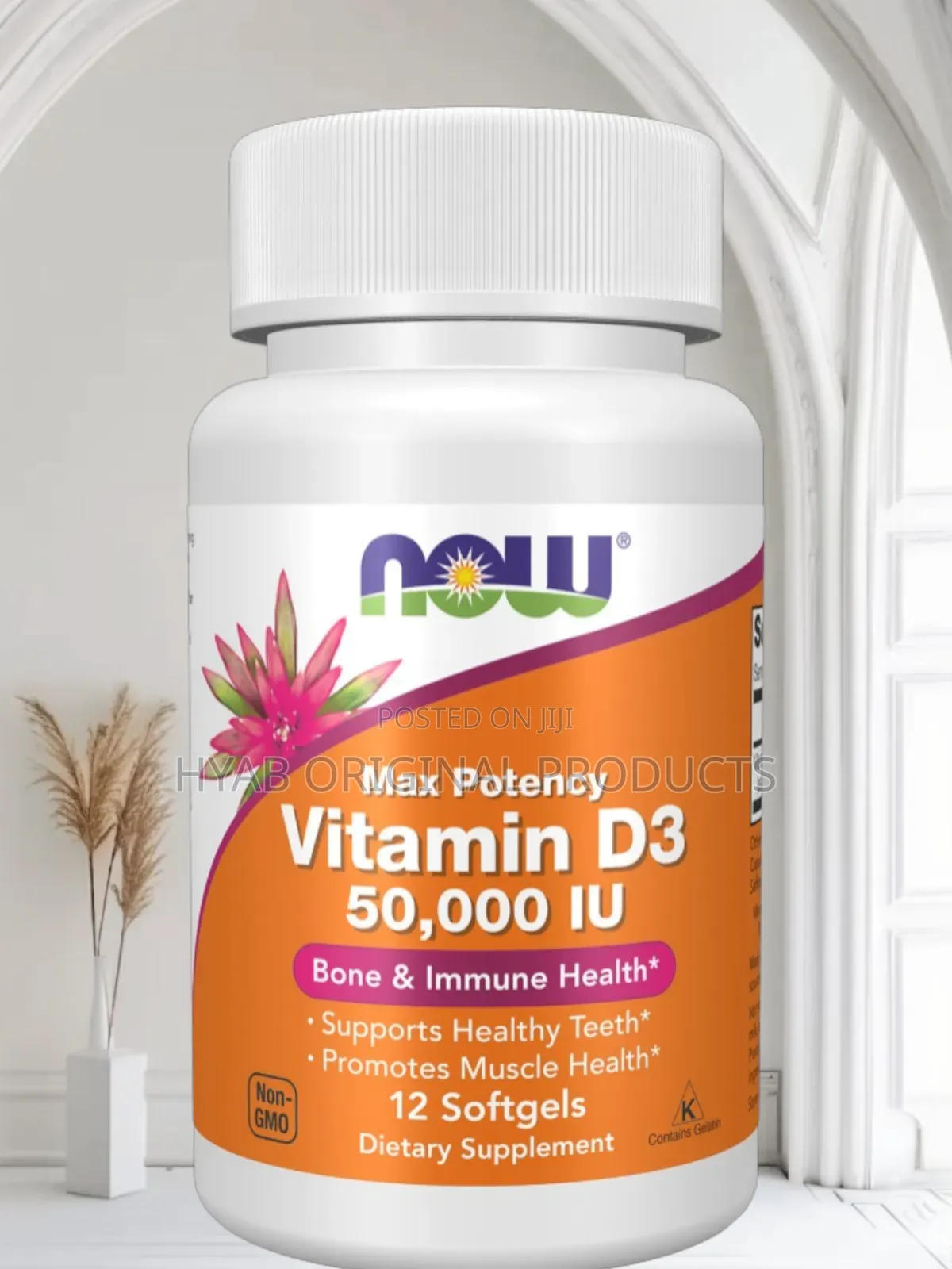Vitamin D3 50,000 Iu 12 Softgels