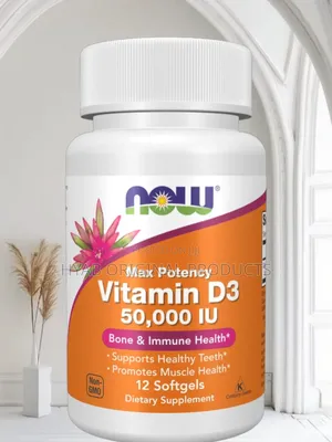 Vitamin D3 50,000 Iu 12 Softgels