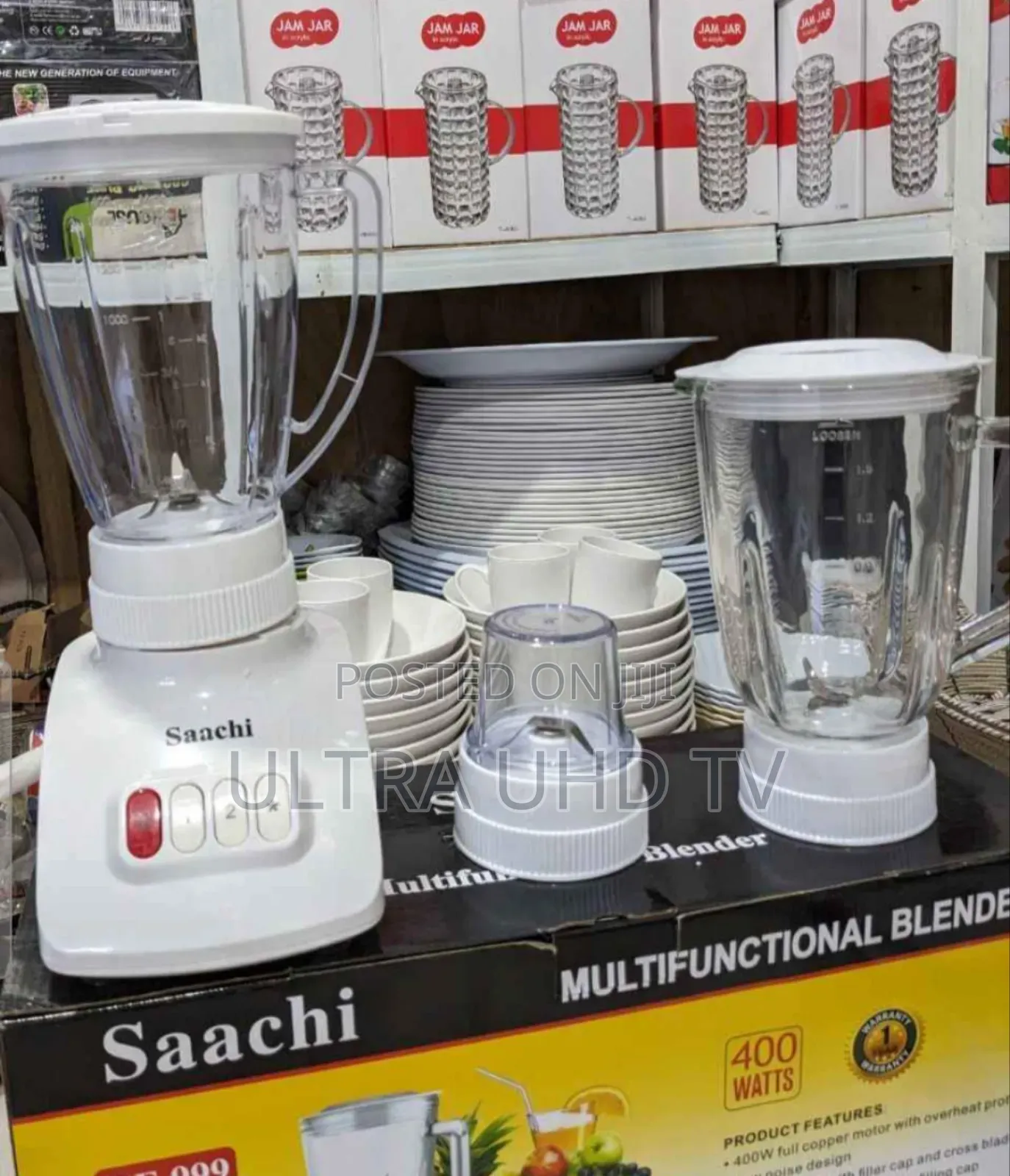 Saachi 3-in-1 Blender/Grinder/Chopper (Model Nl-Bl-4379).