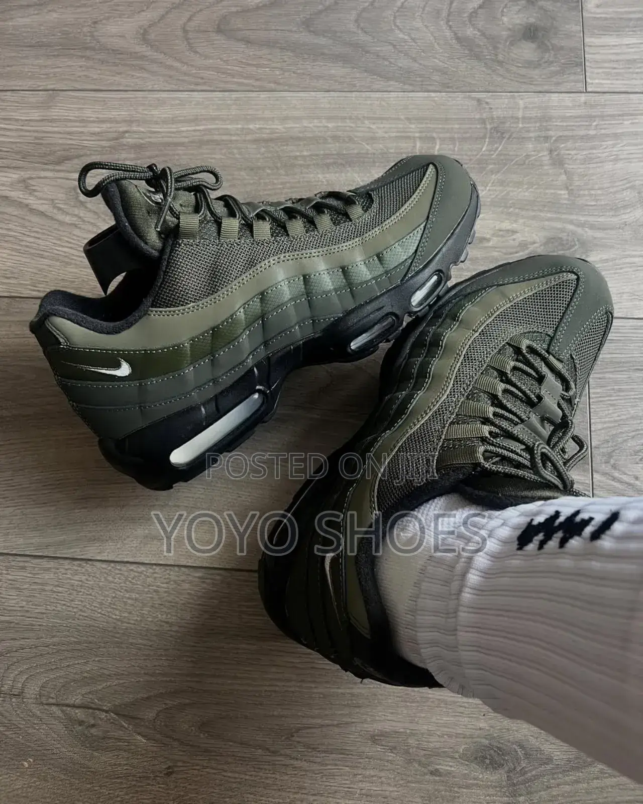 Nike Air Max 95 ’’Olive Green Black Unisex Fashion Sneaker