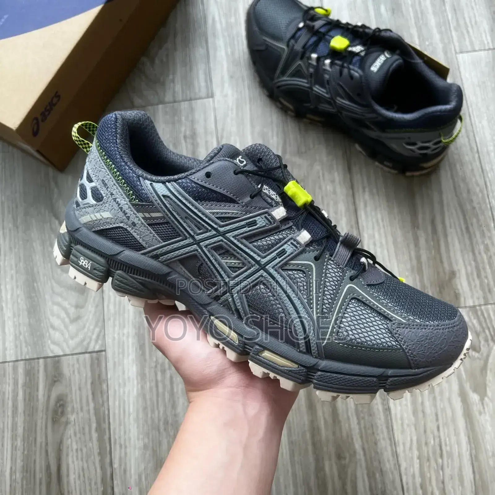 Asics Gel-Kahana 8 Graphite Gray Fashion Sneaker
