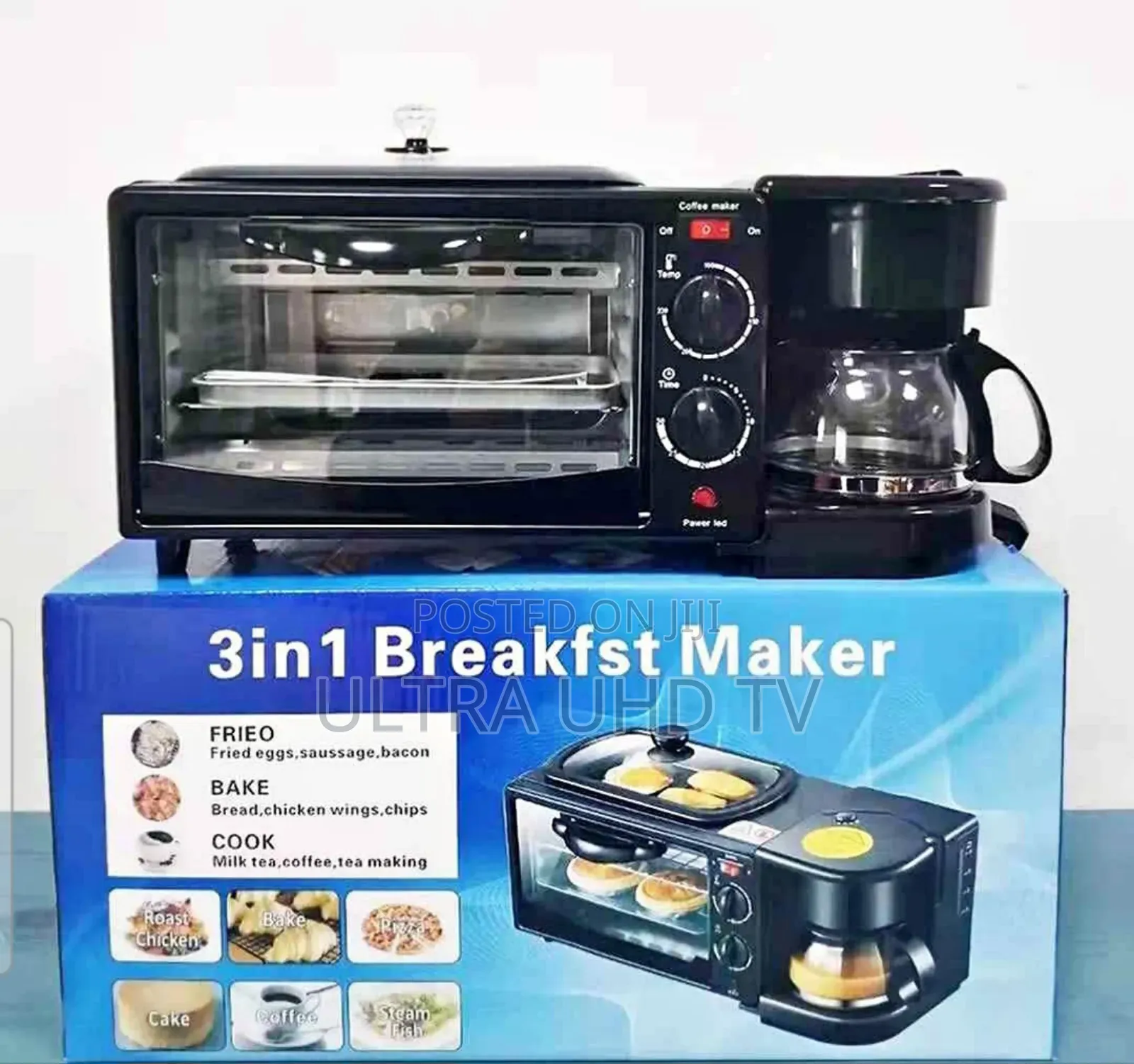 In-1 Breakfast Maker Station That Combines a Coffee Maker,