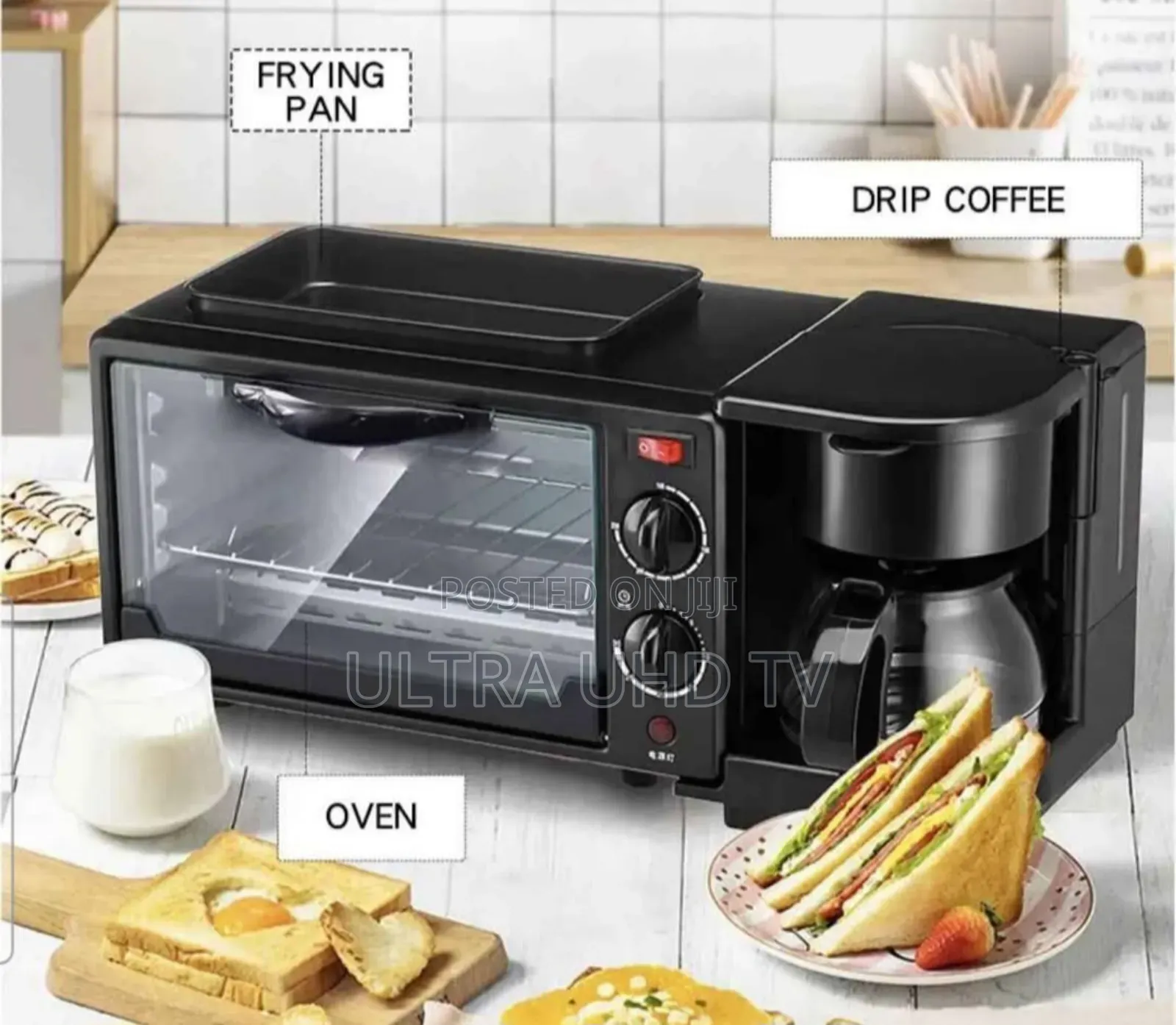 In-1 Breakfast Maker Station That Combines a Coffee Maker,