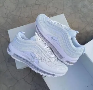 Nike Air Max 97 Triple White High Master Quality Smooth Sneakers