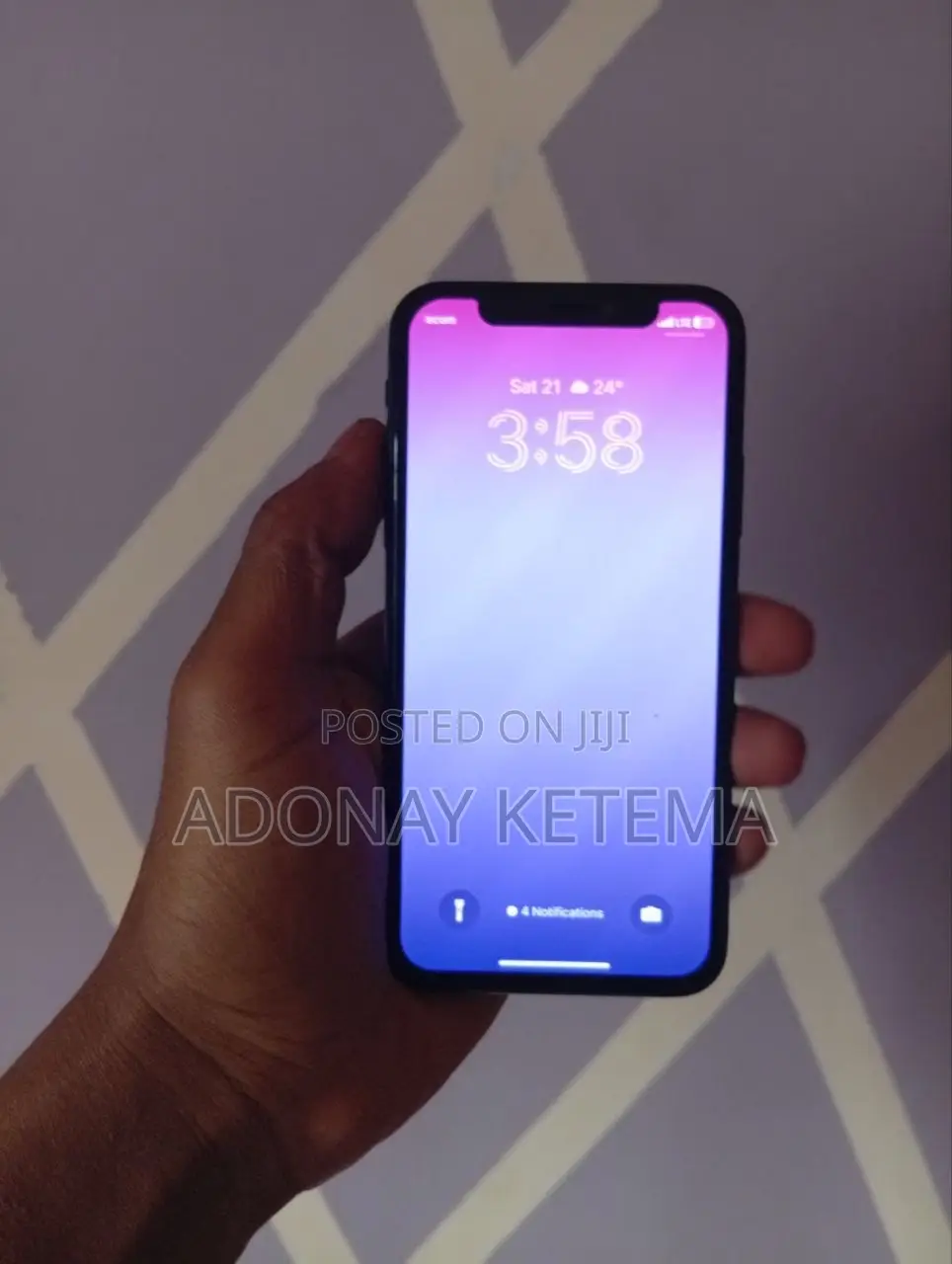 New Apple iPhone X 256 GB Black