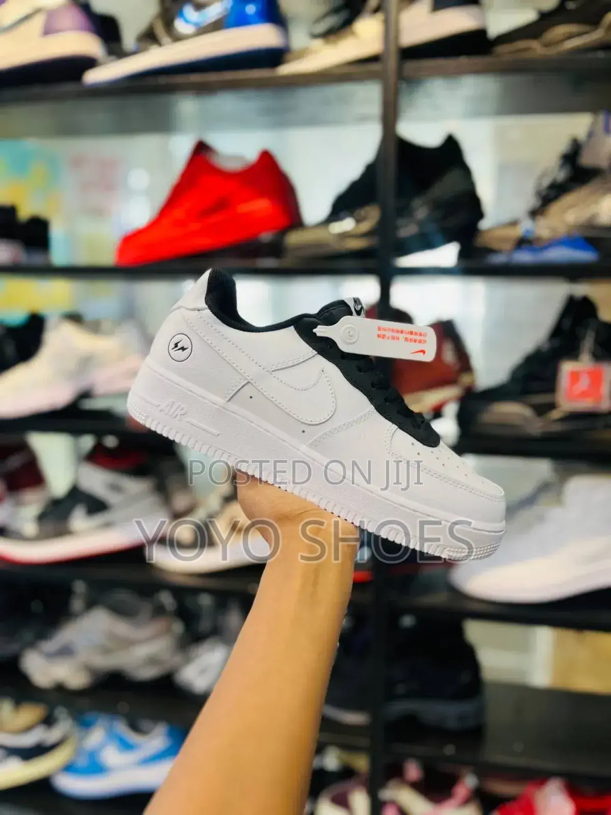 Nike Air Force 1 Low Premium ’’Fragment Rush’’White/Black Unisex Shoe