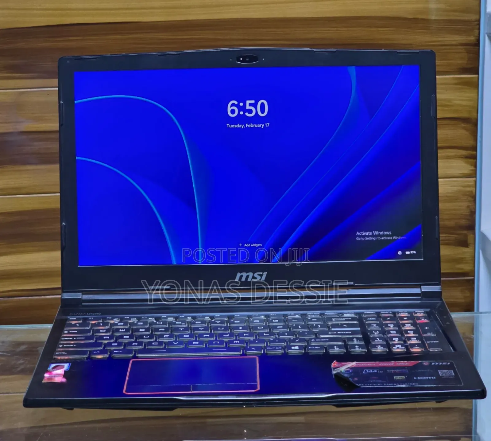 Laptop MSI 16GB Intel Core i7 SSD 512GB