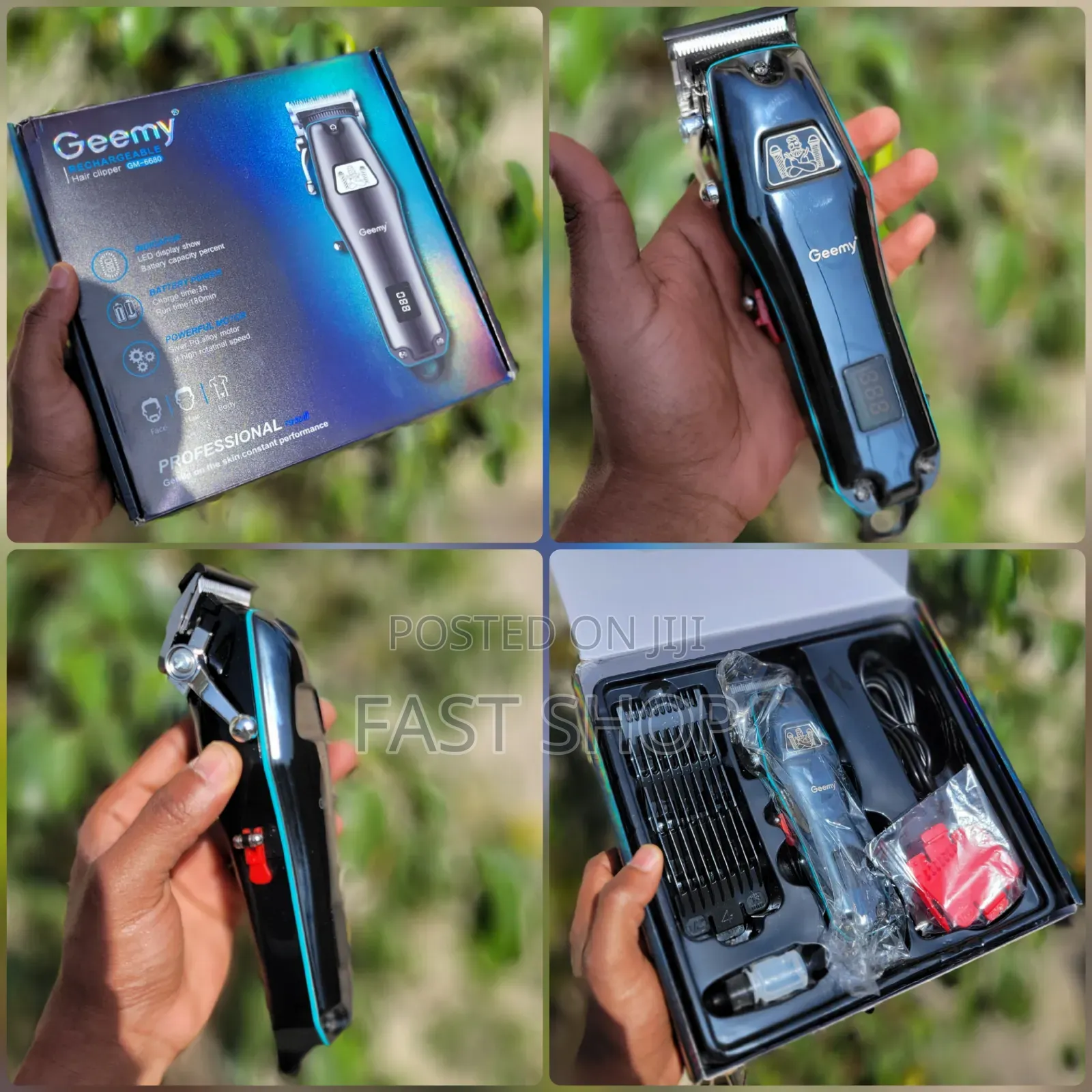 Geemy Gm-6680 Rechargeable Hair Clipper