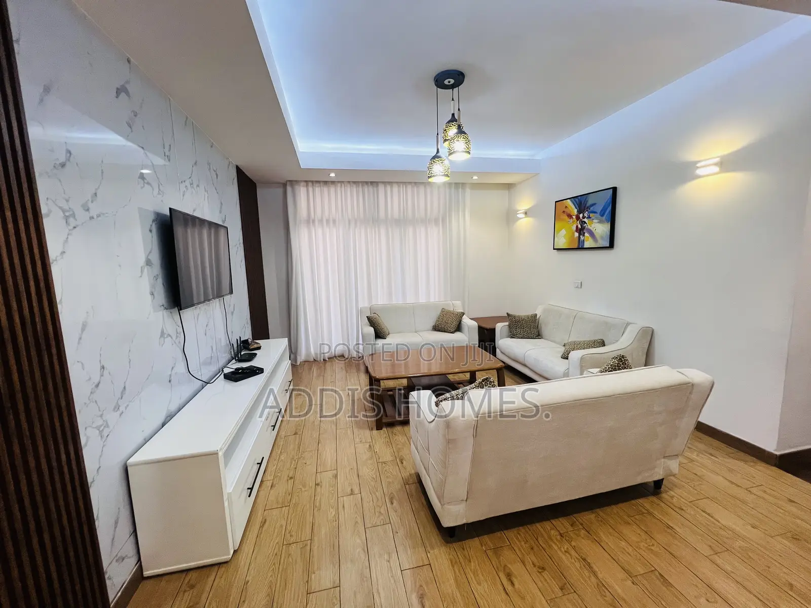 Furnished 3bdrm Apartment in Bole for rent