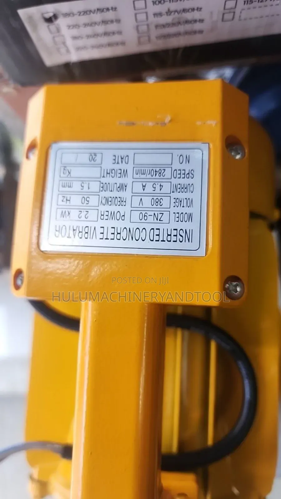 Inserted Concrete Vibrator With Hose