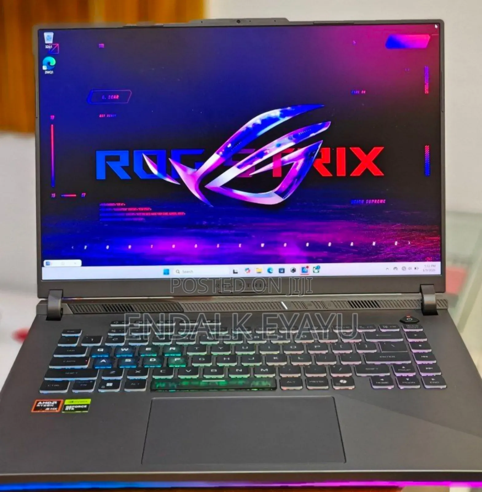 New Laptop Asus ROG Strix G16 G614 16GB AMD Ryzen 9 SSD 1T