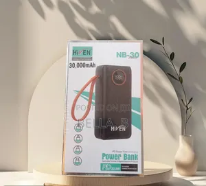 Hiven 30000mah Powerbank: Power That Lasts for Days.