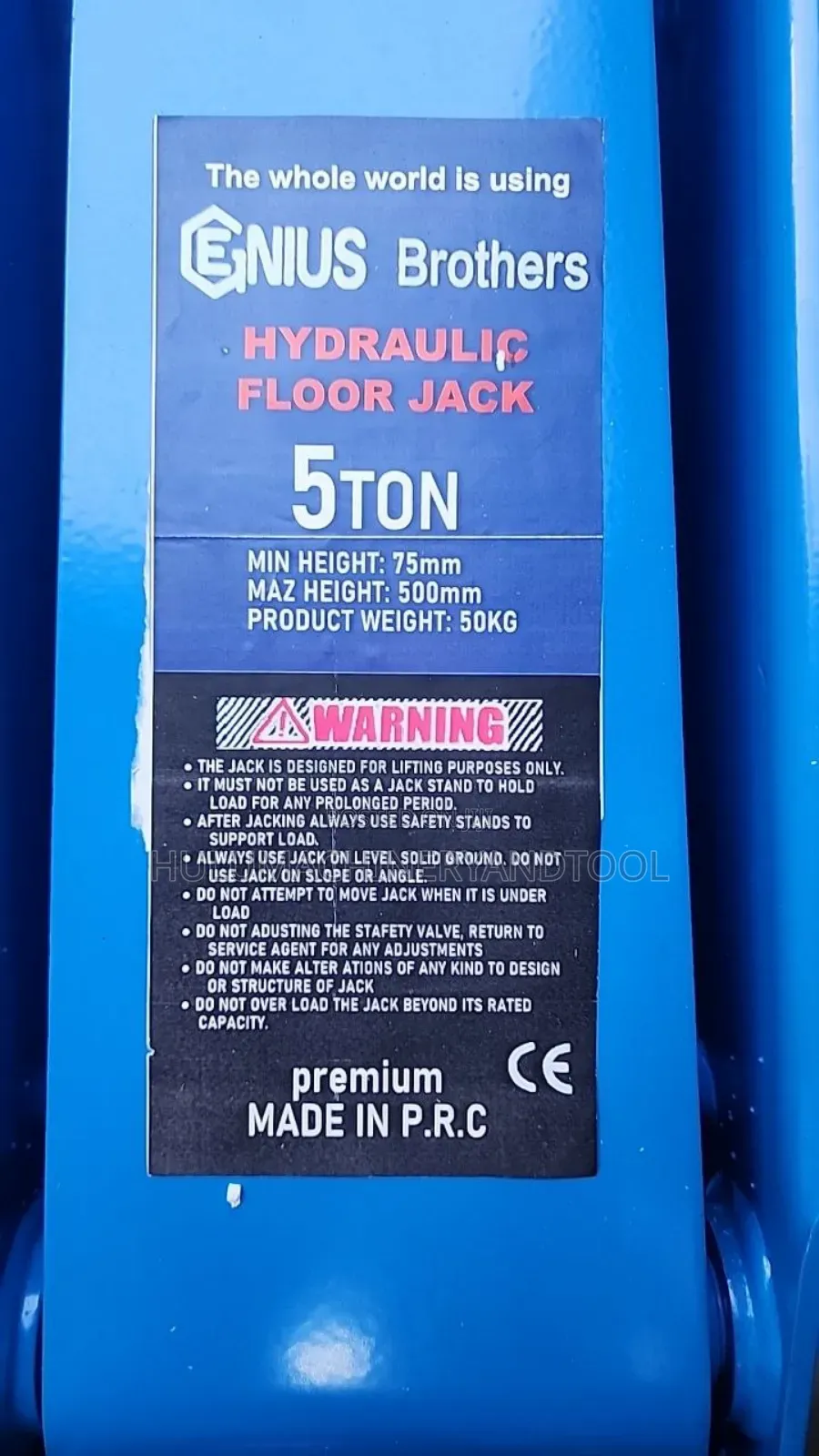 5-ton Hydraulic Floor Jack