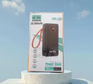 Hiven 30000mah Powerbank: Ultra-High Capacity Charging.